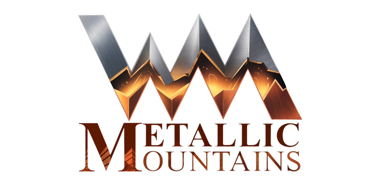 metallic logo